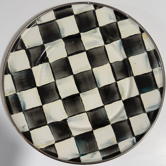 Mackenzie Childs Courtly Check Butterhouse retired - Picture 2 of 10